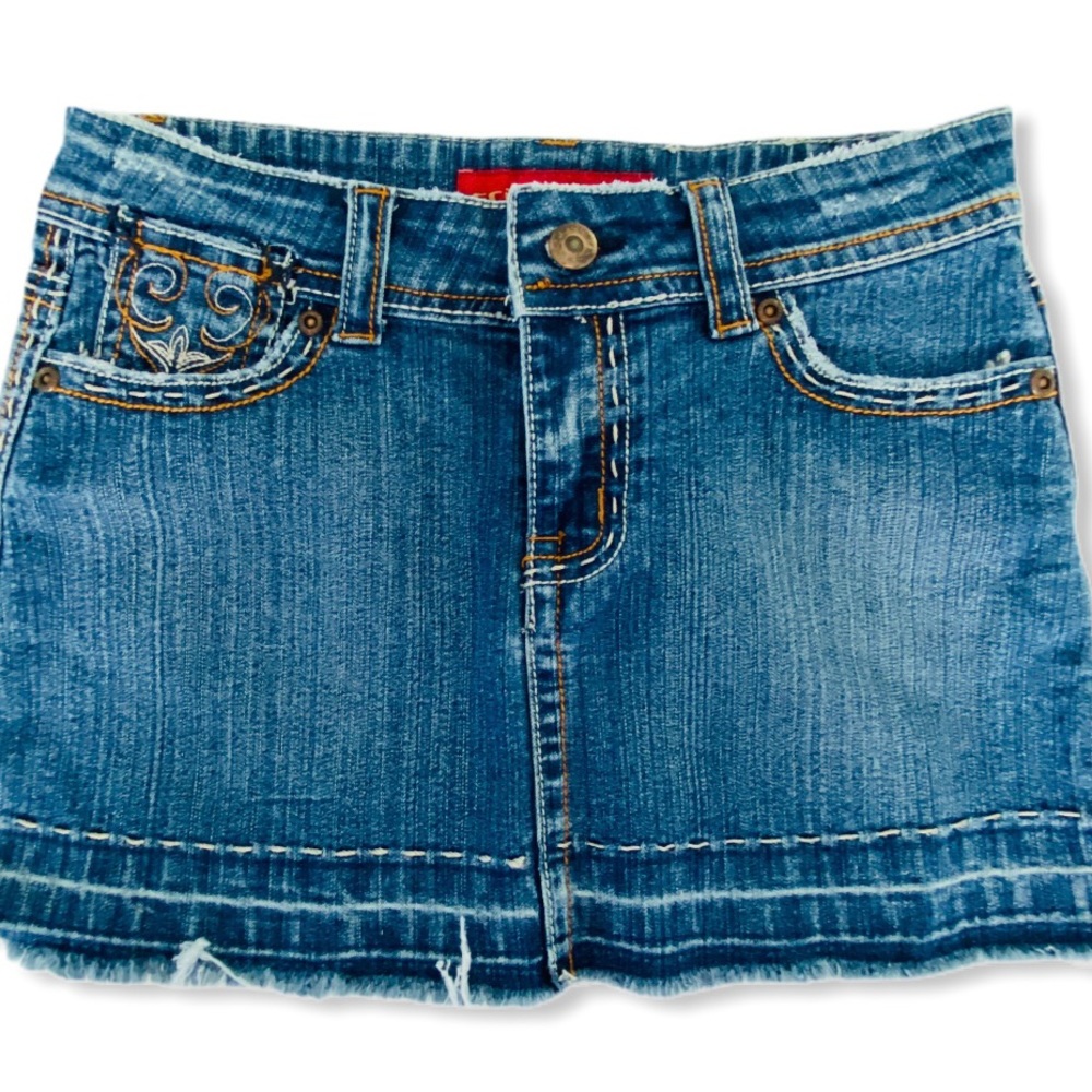 KIDS/GIRLS jean skirt by scissor size 14